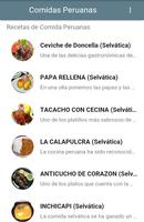 Comida Peruana Affiche