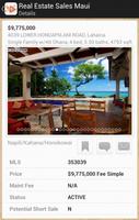 Real Estate Sales Maui screenshot 1