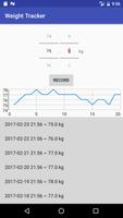 Weight Tracker Affiche