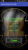 Double XP Weekend for COD 截图 1