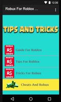 Robux For Roblox Tips syot layar 2