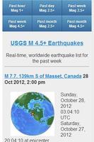 USGS Earthquake Data plakat