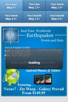 USGS Earthquake Data capture d'écran 1