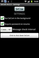 برنامه‌نما SeCom - encrypted messages عکس از صفحه