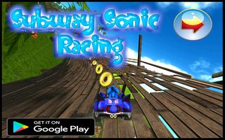 Subway Sonic Racing โปสเตอร์