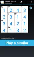 Sudoku Math 2 capture d'écran 1