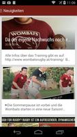 Wombats Rugby Club 截图 1