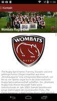 Wombats Rugby Club captura de pantalla 3