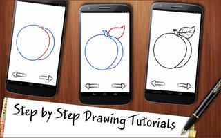 Drawing App Fruits and Berries Cocktail capture d'écran 1