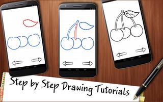 Drawing App Fruits and Berries Cocktail capture d'écran 2