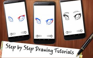 Drawing App Stylish Eyes Makeup capture d'écran 1