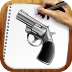Drawing App All Shooters Guns and Pistols icône