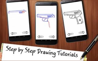 Drawing App All Shooters Guns and Pistols capture d'écran 2