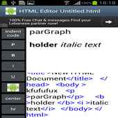 HTML Editor ícone
