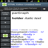 HTML Editor আইকন