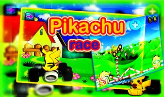 Pikachu Racing Game Affiche