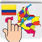 Mapa de Colombia Juego icône
