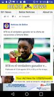 2 Schermata Belize News Noticias de Belice