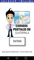 Códigos Postales de Guatemala poster