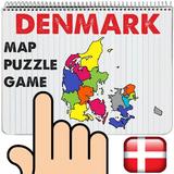 Denmark Map Puzzle Game Free icono
