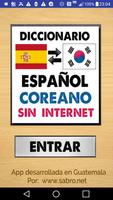Diccionario Español Coreano Sin Internet poster