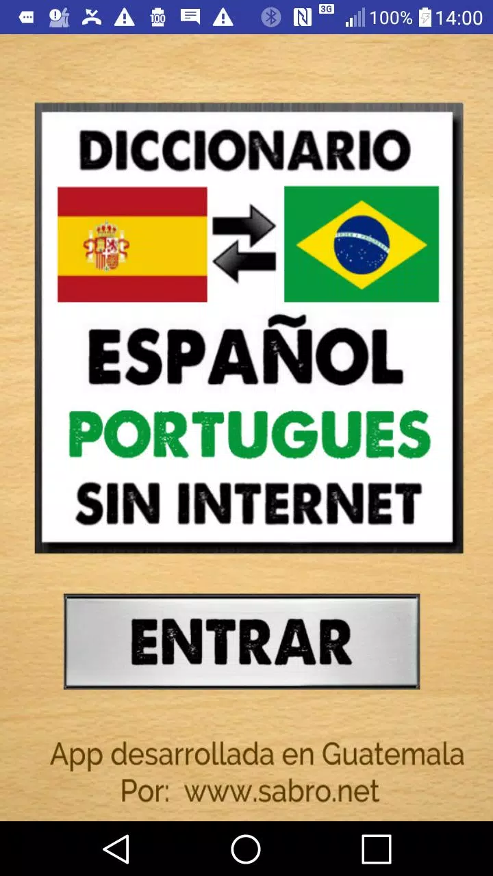 Descarga de APK de Diccionario Español Portugués para Android