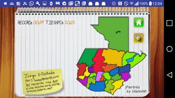 Juego Mapa de Guatemala screenshot 1