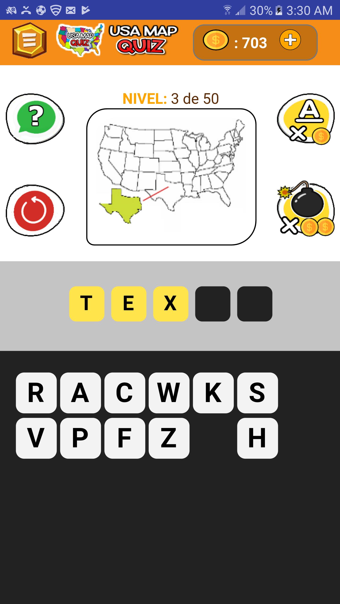 USA MAP QUIZ Guess The US State Game for Android - APK Download