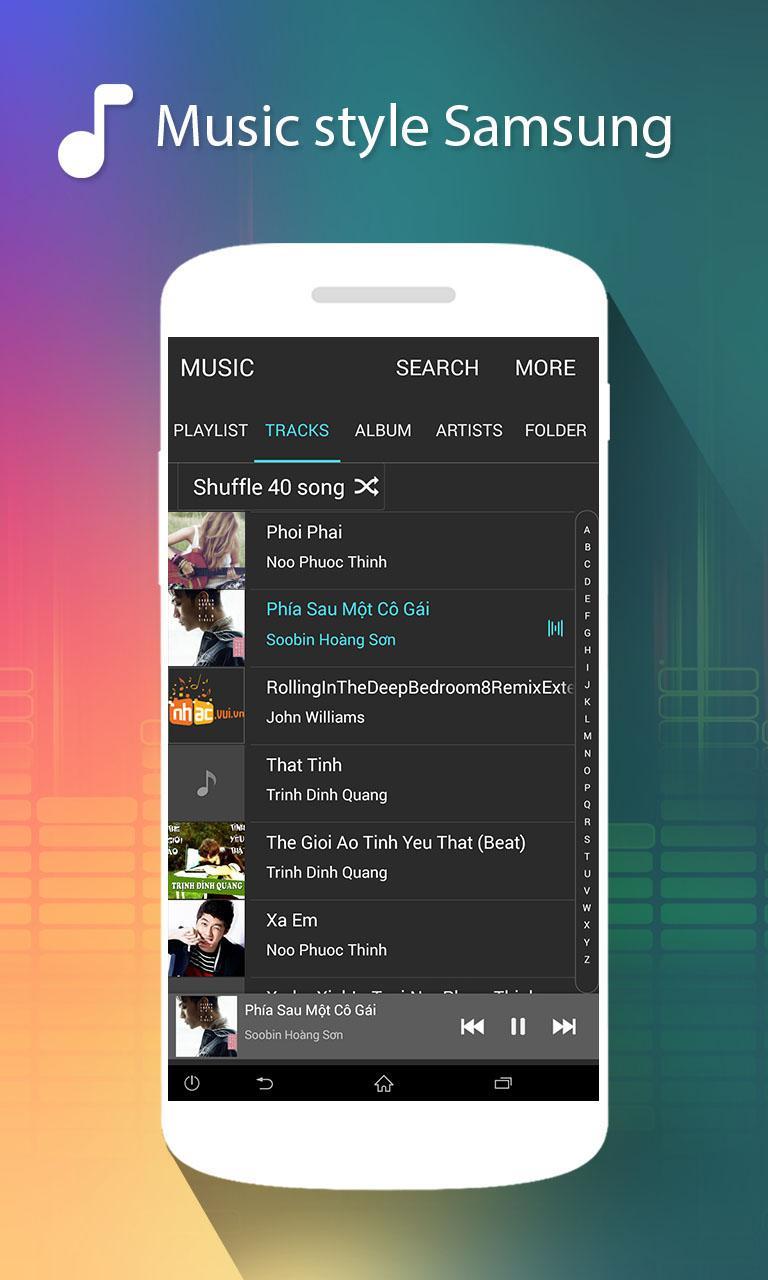 Music style Samsung Galaxy S7 for Android - APK Download