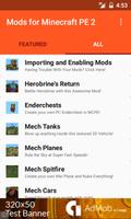 Mods for Minecraft PE 2 captura de pantalla 1