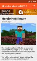 Mods for Minecraft PE 2 screenshot 2