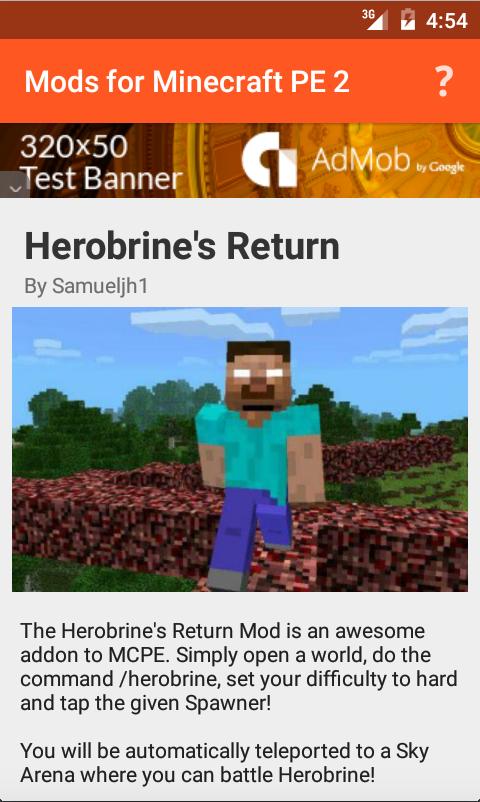 Mods For Minecraft Pe 2 For Android Apk Download
