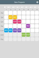 Ders Programı capture d'écran 1