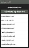 Just Password تصوير الشاشة 1