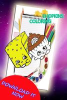 Coloring Book for Shopkin Plakat