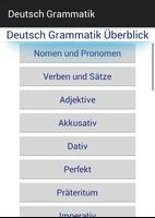 پوستر German grammer Overview