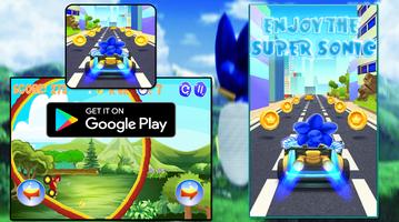 Super Sonic Car Affiche