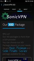 2 Schermata SonicVPN XiD