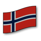 Norwegian flag days icon