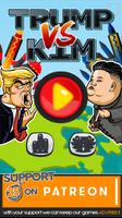 Trump vs Kim - the big red but poster