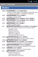 WebGL Cheatsheet تصوير الشاشة 1