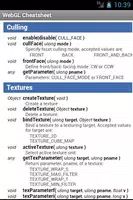 WebGL Cheatsheet تصوير الشاشة 2