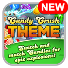 NEW candy CRUSH saga THEME icône