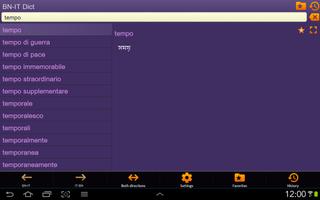 Bengali Italian dictionary capture d'écran 2