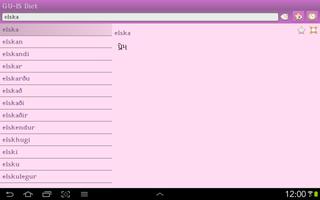 3 Schermata Gujarati Icelandic dictionary