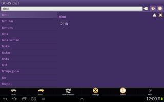 Gujarati Icelandic dictionary screenshot 2