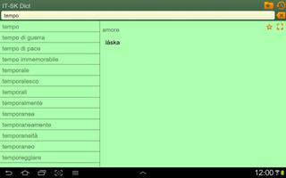 Italian Slovak dictionary capture d'écran 1