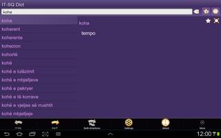 Italian Albanian dictionary capture d'écran 2