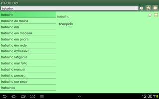 Portuguese Somali dictionary скриншот 1