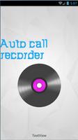 Automatic call recorder HD Plakat
